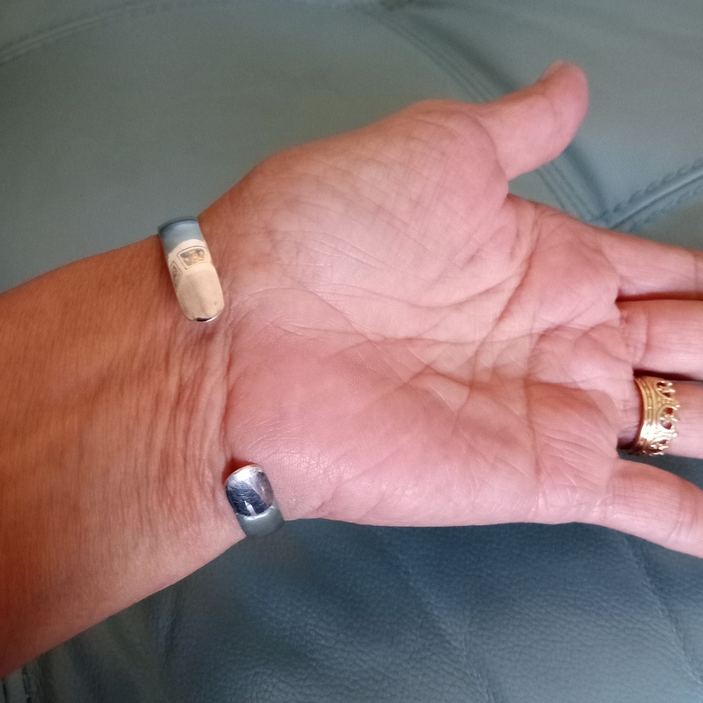 Artisan Handcrafted Solid Sterling Silver Cuff Br… - image 5